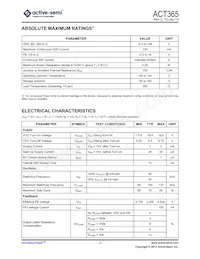ACT365SH-T Datasheet Page 3