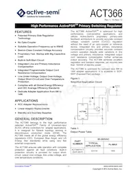 ACT366YH-T Datasheet Cover
