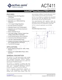 ACT411US-T Datasheet Cover