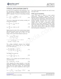 ACT411US-T Datasheet Page 11
