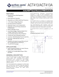 ACT413US-T3283 Datasheet Cover
