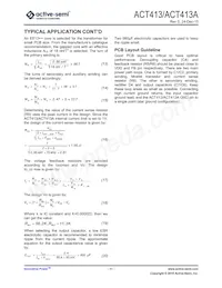ACT413US-T3283 Datasheet Page 11