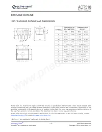 ACT518SH-T Datasheet Page 12