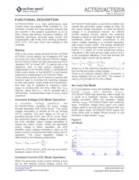 ACT520SH-T Datasheet Pagina 6