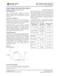 ACT520SH-T Datasheet Page 7
