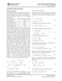 ACT520SH-T Datasheet Page 8