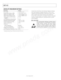 AD7143ACPZ-1500RL7 Datasheet Page 6