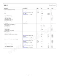 AD8145WYCPZ-R7 Datasheet Page 4