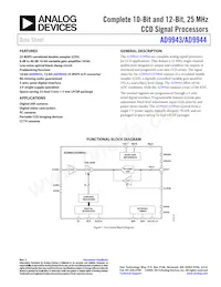 AD9944KCPZ Datasheet Cover