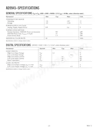 AD9945KCPZ Datasheet Page 2