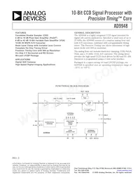 AD9948KCPZRL Datasheet Cover