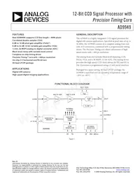 AD9949KCPZRL Datasheet Cover