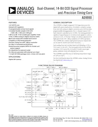 AD9990BBCZRL Datasheet Cover