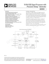 AD9991KCPZRL Datasheet Cover