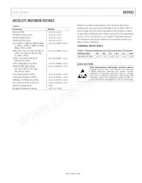 AD9993BBCZ Datasheet Page 7