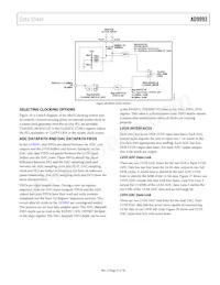 AD9993BBCZ Datasheet Page 21