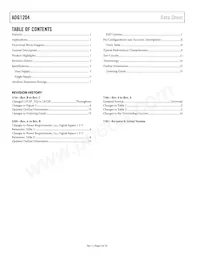 ADG1204YRUZ-REEL Datasheet Page 2