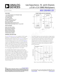 ADG1207YRUZ-REEL7 Datasheet Cover