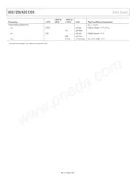 ADG1209YCPZ-REEL Datasheet Page 6