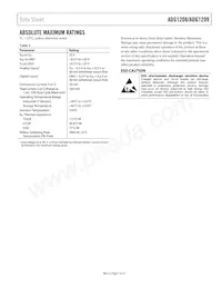 ADG1209YCPZ-REEL Datasheet Page 7