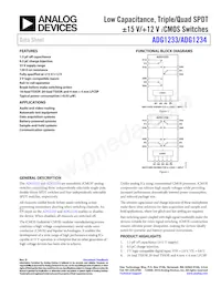 ADG1233YCPZ-REEL Datasheet Copertura