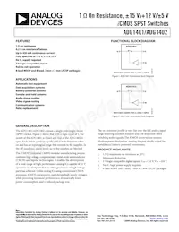 ADG1402BRMZ-REEL7 Datasheet Cover