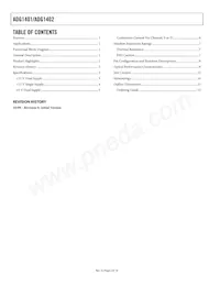 ADG1402BRMZ-REEL7 Datasheet Pagina 2