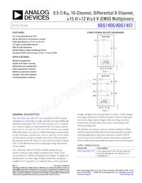 ADG1406BCPZ-REEL7 Datasheet Cover