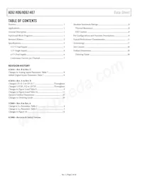 ADG1406BCPZ-REEL7 Datasheet Page 2