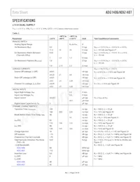 ADG1406BCPZ-REEL7 Datasheet Page 3