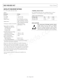 ADG1406BCPZ-REEL7 Datasheet Page 8