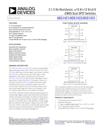 ADG1422BCPZ-REEL7 Datasheet Copertura