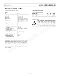 ADG1422BCPZ-REEL7 Datasheet Page 7