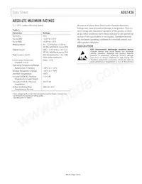 ADG1436YCPZ-REEL Datasheet Page 7