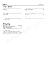 ADG1604BRUZ-REEL Datasheet Page 2