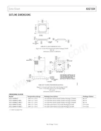 ADG1604BRUZ-REEL數據表 頁面 17