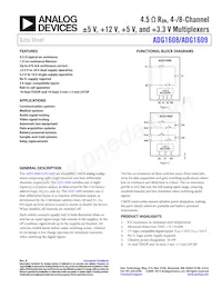 ADG1608BCPZ-REEL7 Datasheet Cover