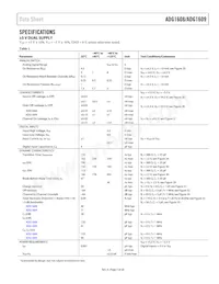 ADG1608BCPZ-REEL7 Datasheet Page 3