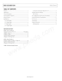 ADG1633BRUZ-REEL7 Datasheet Page 2