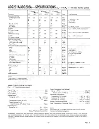 ADG201AKR-REEL7 Datasheet Page 2