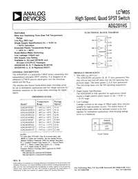 ADG201HSKR-REEL Datasheet Copertura