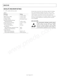 ADG3248BKSZ-REEL7 Datasheet Page 4