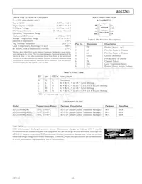 ADG3249BRJZ-REEL7 Datenblatt Seite 3