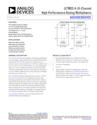 ADG408BR-REEL7 Datasheet Cover