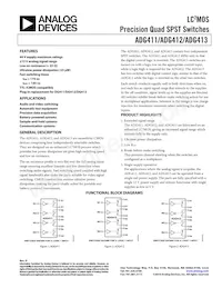 ADG412BR-REEL7 Datasheet Copertura