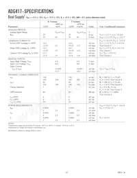 ADG417BR-REEL數據表 頁面 2