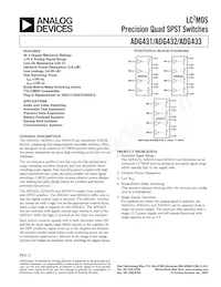 ADG432BR-REEL Datenblatt Cover