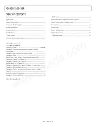 ADG439FBR Datasheet Page 2