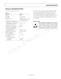 ADG439FBR Datasheet Page 5