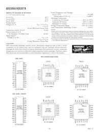 ADG506AKPZ-REEL Datasheet Page 4